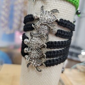 Sale🎉 Elegant Silver Turtle Charm Bracelet